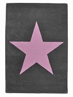 ковер wool star темно-серый-розовый в Калининграде