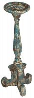 подсвечник состаренный фигурный голубой relic collection, 61 см в Калининграде