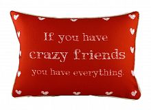 подушка с надписью crazy friends в Калининграде