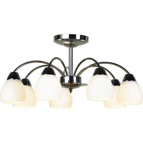 потолочная люстра lussole apiro grlsf-2403-07 белая в Калининграде