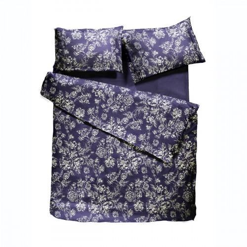 комплект постельного белья decoflux сатин евро peony indigo в Калининграде