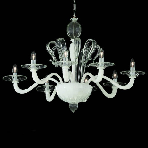 подвесная люстра ideal lux sogno sp8 bianco в Калининграде