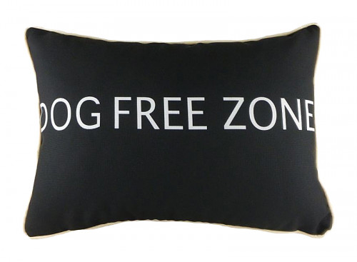 подушка с надписью dog free zone в Калининграде