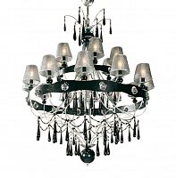 люстра 6886/12+6 v2515 от mm lampadari черная/серая в Калининграде