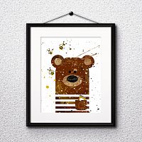 Постер Bear А4
