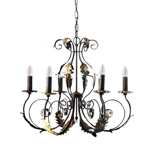 люстра 4962/6_v0580 от mm lampadari коричневая в Калининграде