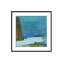 постер winter river синий в Калининграде