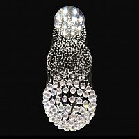 каскадная люстра newport 8113/300 хром в Калининграде