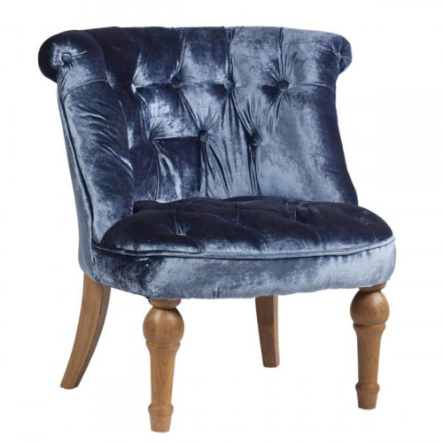кресло sophie tufted синее в Калининграде