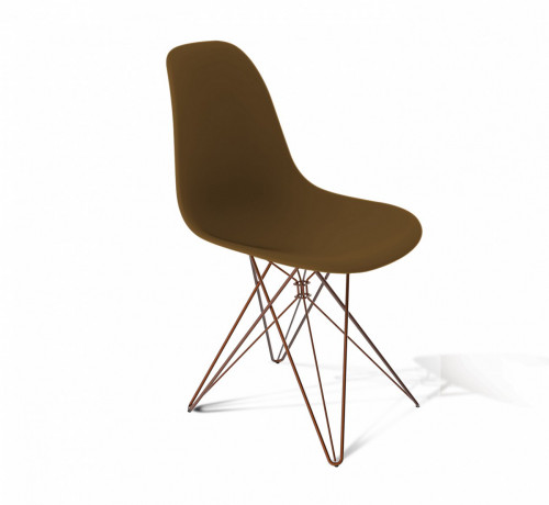 стул dsr коричневый s50 (eames style) в Калининграде