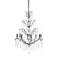 люстра maria theresa grande 8 lamps чёрная, прозрачная в Калининграде