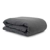 пододеяльник изо льна темно-серого цвета essential 150х200 в Калининграде