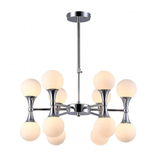 подвесная люстра arte lamp a9162lm-12cc белая в Калининграде