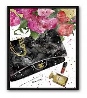 постер сумка чёрная chanel а4 в Калининграде