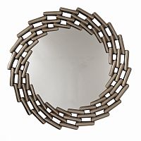 зеркало большое круглое в витой раме silver leaf в Калининграде