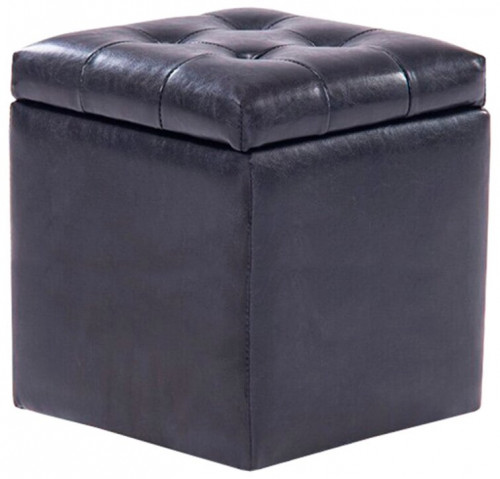 пуф шарм-дизайн шарм с ящиком черный в Калининграде