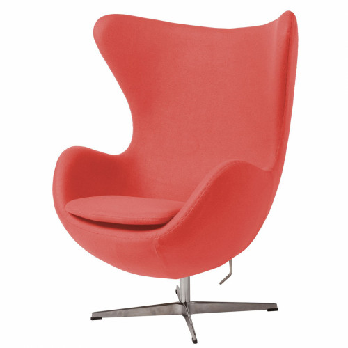 кресло egg chair коралловое в Калининграде