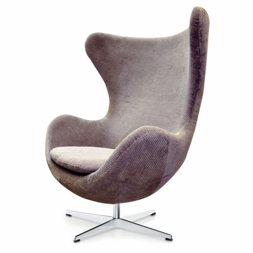 кресло egg chair гала кашемир серое в Калининграде