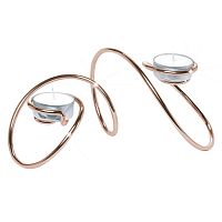 подсвечник медный для чайных свечей t-loop, 19,5 см в Калининграде