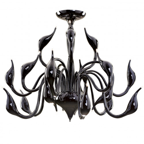 потолочная люстра lightstar cigno collo bk 751187 в Калининграде