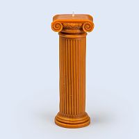 свеча высокая оранжевая hestia column в Калининграде