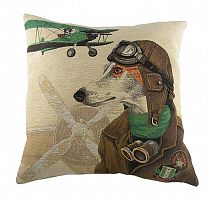 подушка с собакой-пилотом doggie fighters green в Калининграде