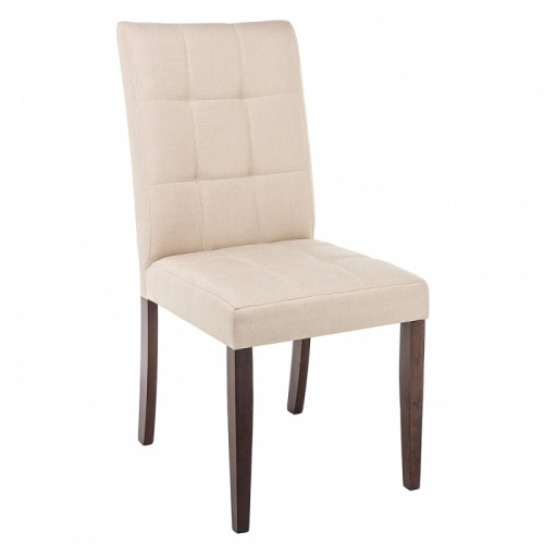 стул деревянный madina dark walnut / fabric cream в Калининграде