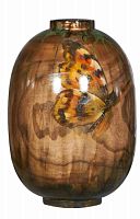 ваза настольная fresco brown butterfly в Калининграде