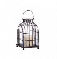 подсвечник-фонарь металлический клетка bird in cage ii, 22 см в Калининграде