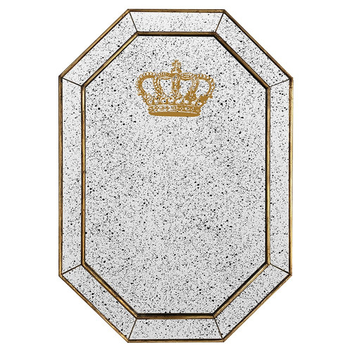 зеркало состаренное восьмиугольное с короной crown в Калининграде