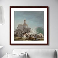 картина: saint isidore's day at the saint's hermitage, 1799г. в Калининграде