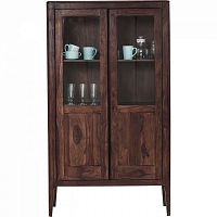 шкаф-витрина brooklyn walnut коричневый 100x40 в Калининграде