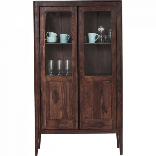 шкаф-витрина brooklyn walnut коричневый 100x40 в Калининграде