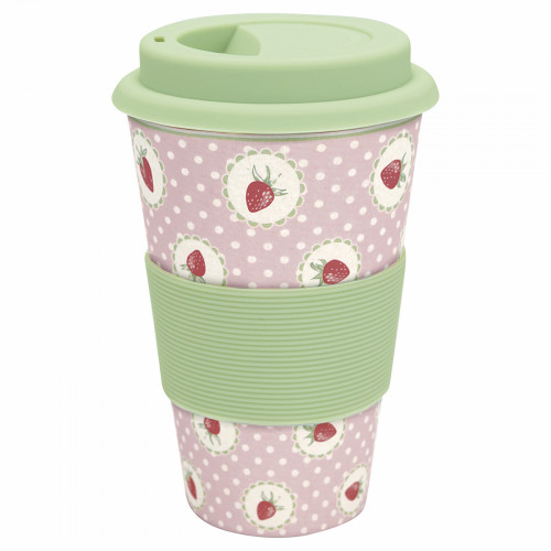 кружка на вынос strawberry pale pink в Калининграде