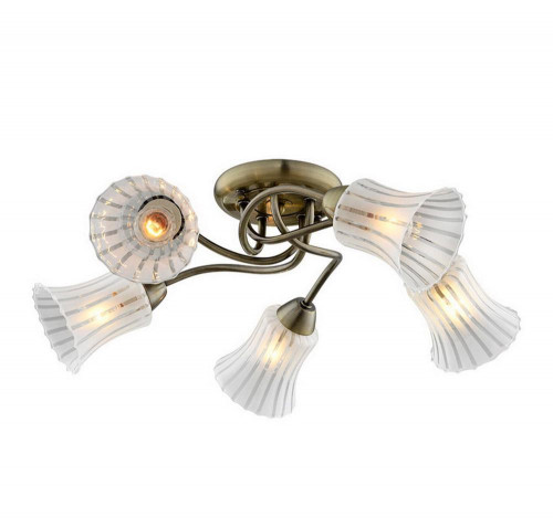 потолочная люстра idlamp nanzen 245/5pf-oldbronze в Калининграде