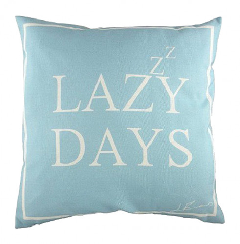 подушка с надписью lazy days в Калининграде