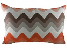 подушка с цветными волнами orange chevron в Калининграде