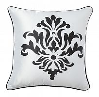 подушка с геральдическими лилиями fleur de lys ii white в Калининграде