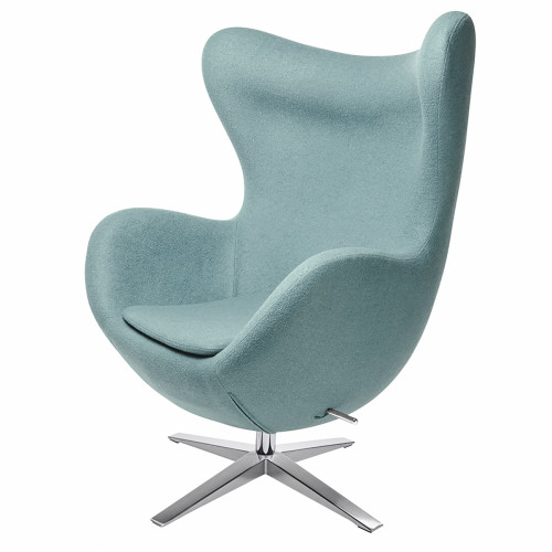 кресло egg chair светло-голубое в Калининграде