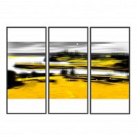 постер triptych: golden shores желтый в Калининграде