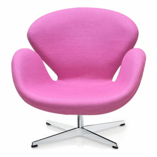 кресло swan chair розовое в Калининграде