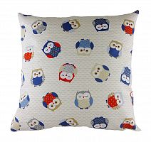 подушка с принтом owl print blue в Калининграде