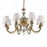 люстра newport 8 от delight collection белая/прозрачная/бронзовая в Калининграде