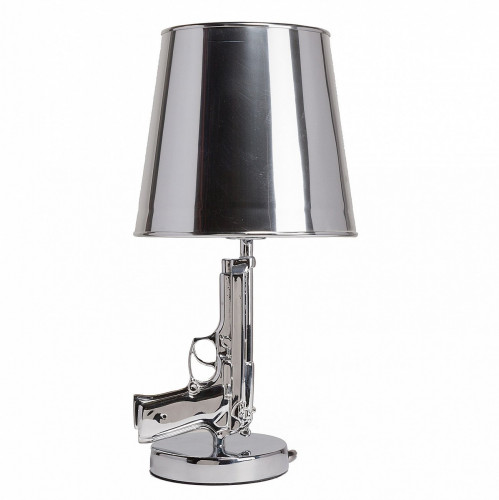 настольная лампа flos - bedside gun silver в Калининграде