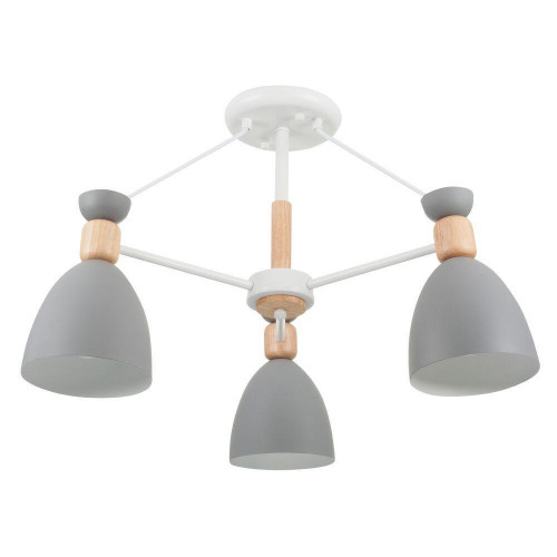 потолочная люстра freya delia fr5033cl-03w серая в Калининграде