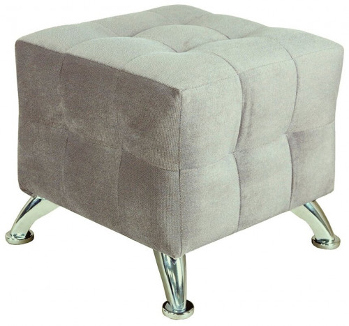 пуф шарм-дизайн квадро мини хром велюр в Калининграде