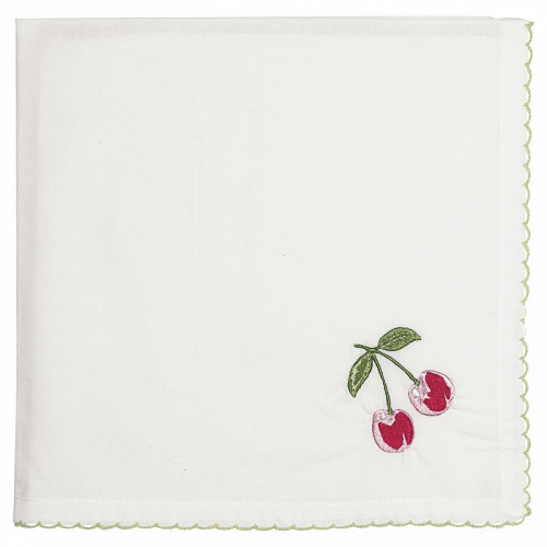 салфетка cherry red w/embroidery в Калининграде