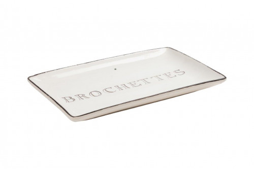 декоративное блюдо brochettes white в Калининграде