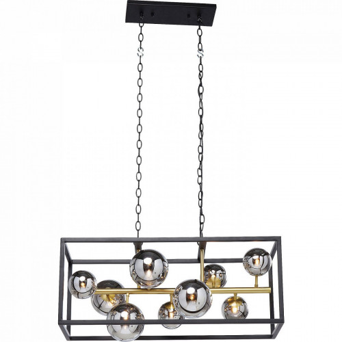 подвесная люстра balloon шар черная со светодиодами в Калининграде