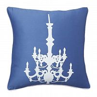 подушка с рисунком канделябра chandelier diamond-blue в Калининграде
